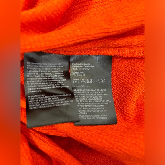 ◾️3/$25 H&M Tie Shoulder Strap Smocked MIDI Dress - Picture 12 of 13